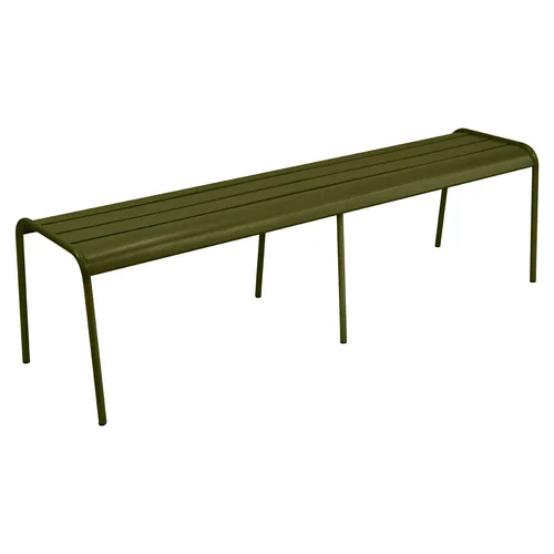 Jardin et plaisir:Banc Monceau coloris vert en acier Fermob - 160 x 77 cm