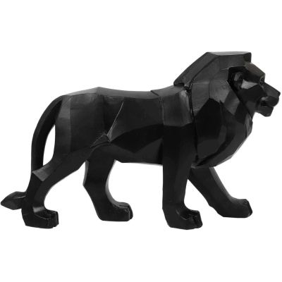 Lion origami en polyrésine 33 x 11.5 x 21.5 cm