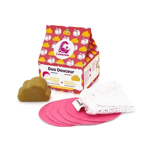 Accessoire jardin：Duo douceur pour visage - Lamazuna - 2 pièces
