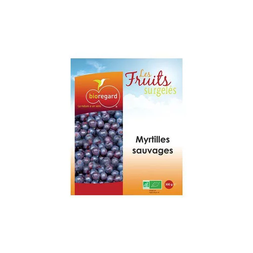 Facile dehors:Myrtilles sauvages surgelées biologiques Bioreg en sachet - 300 g