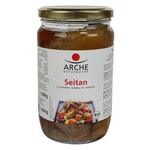 Une idée maline pour le jardin：Seitan en tranches sauce soja bio Arche Naturküche - 650 g