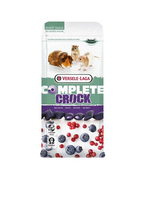 Malin au jardin:Friandise pour petits lapins et rongeurs Versele Laga Crock Complete Berry - 50 g