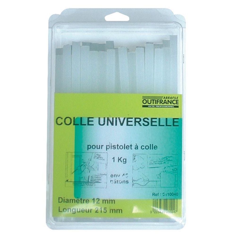 TECHMAN 125 bâtons de colle universelle (12 x 200 mm) – 200 mm 12 mm