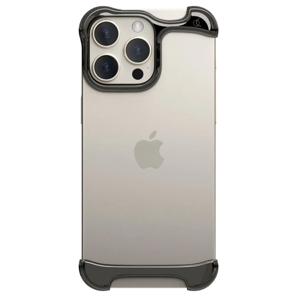 Arc Pulse Coque pour iPhone 16 Pro Max en Aluminium Design Luxe Antichoc Graphite
