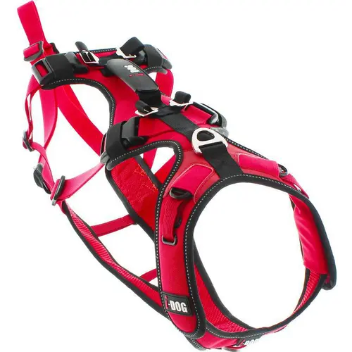 Jardin choix:Harnais pour chien coloris rouge I-Dog Confort Trek - Taille XS