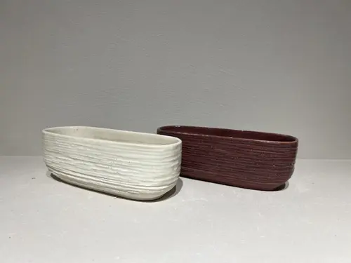 Jardin & confort:Jardinière trio coloris multicolore en céramique - 20,5 x 8 x 6,8 cm