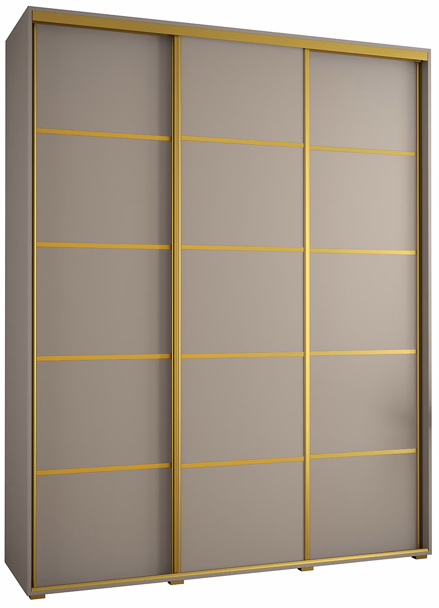 Armoire Dakota 4 a portes coulissantes 200/60/235 – 3 portes