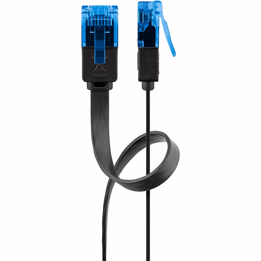 Câble RJ45 Cat6a plat non blindé 20 m GOOBAY – Réf. UHQWOONYY0925671561
