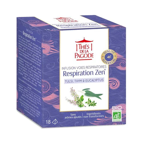 Pratique pour le jardin：Infusion bio Respiration Zen - 18 sachets pyramide