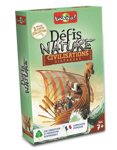 Choix jardin：Jeu de cartes Défis Nature Civilisations disparues aux Éditions Bioviva