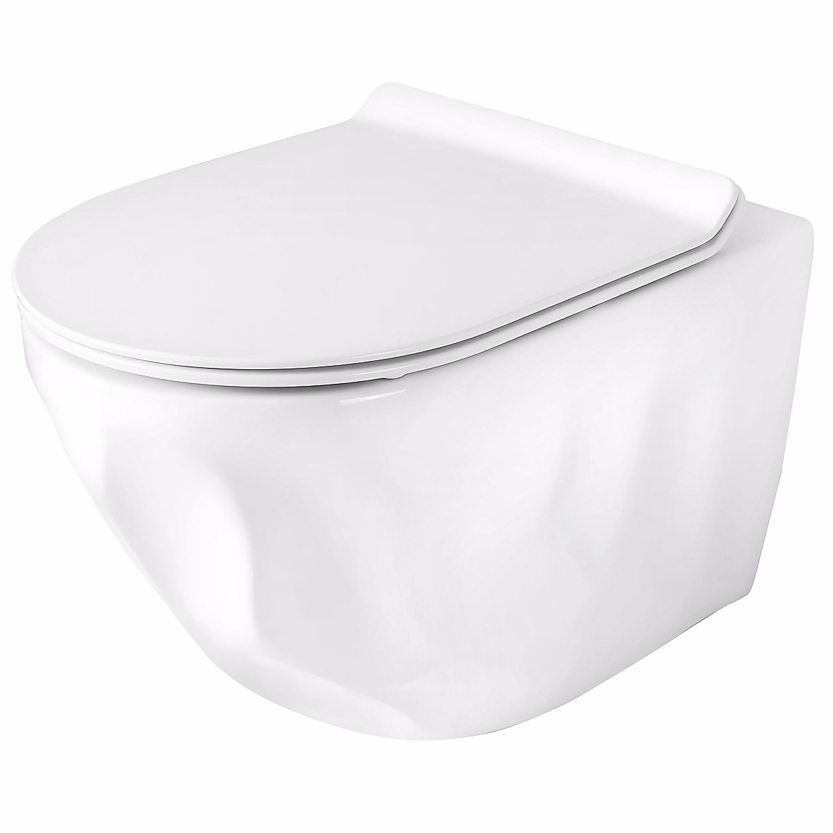 Cuvette Wc Suspendue Rea Gustavo Rimless White | WC suspendu