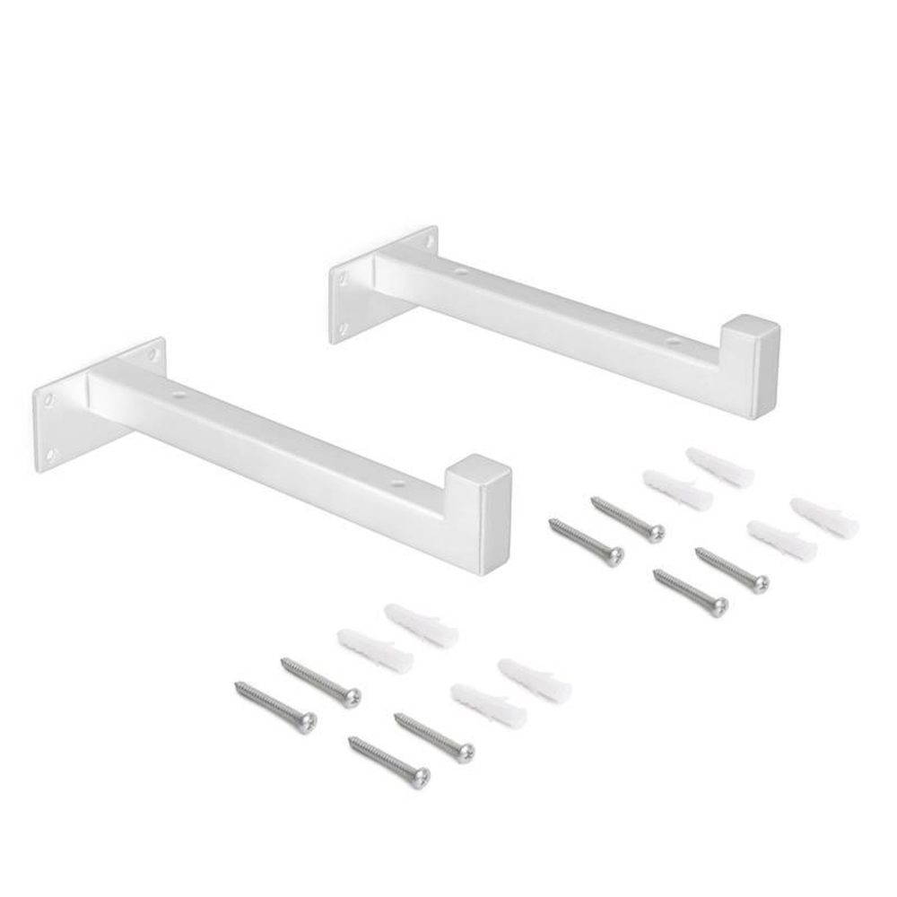 EMUCA SRL Jeu de supports pour étagères en bois Shelf droit avec tube carré – Mobilier de jardin