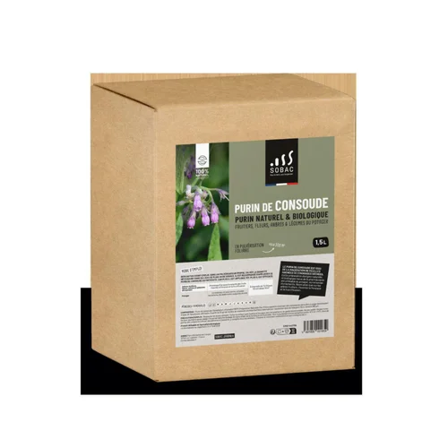 Idéal au jardin：Purin de consoude 100 % naturel Sobac - 1,5 L