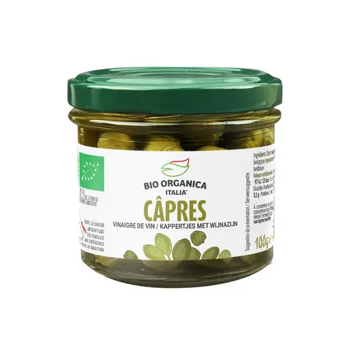 Jardin essentiel：Câpres bio au vinaigre Organica - 100 g