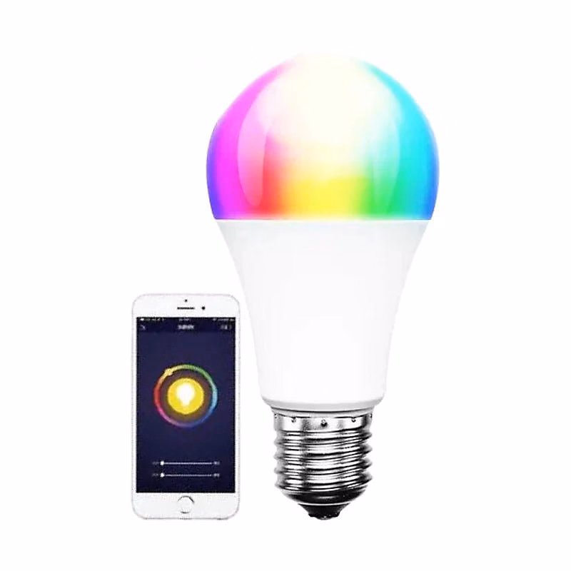Ampoule LED Connectée Wifi E27 8.5W RGBW A60 – SILAMP