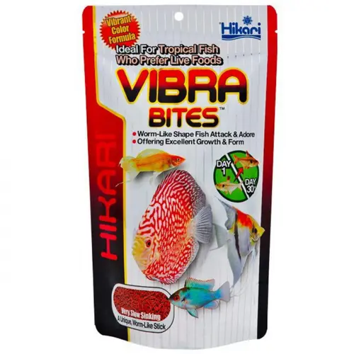 Jardin essentiel：HIKARI AQUARIUM Vibra Bites - Alimentation poissons, 73g