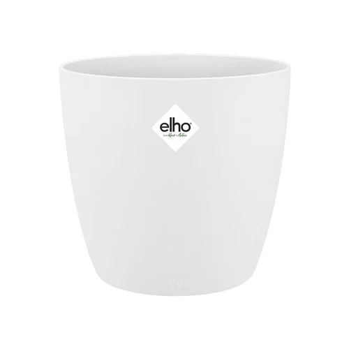 Jardin équipement:Cache-pot en polypropylène Elho Brussels rond blanc - Ø 20 cm