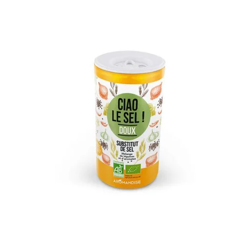 Pour un extérieur plus agréable：Ciao le sel doux bio en tube de 70 g