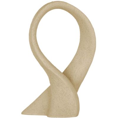 Statue en résine Art bow (Marron sable)