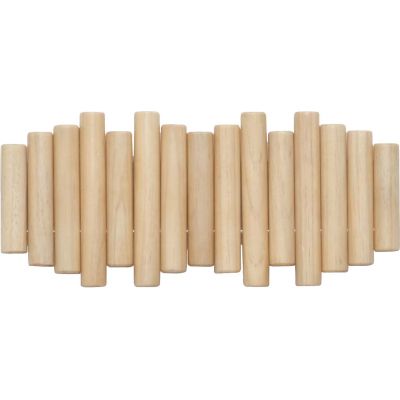 Porte manteau en bois 5 crochets Hook (Naturelle)