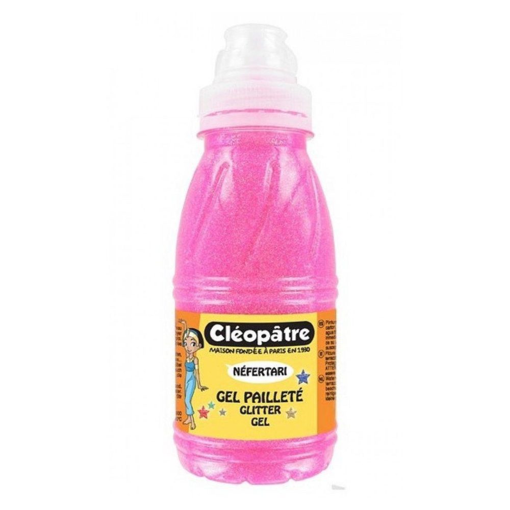 CLÉOPÂTRE Gel paillette neon rose 250ml – Aménagement du jardin