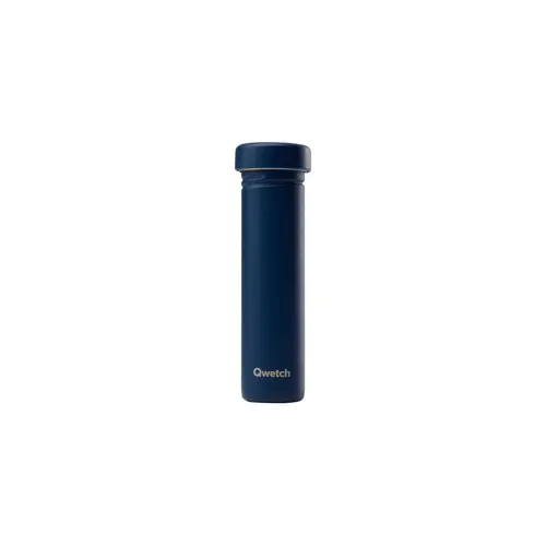 Extérieur accessoire：Tube de transport en inox bleu nuit pour 12 pastilles Solid Drinks Qwetch