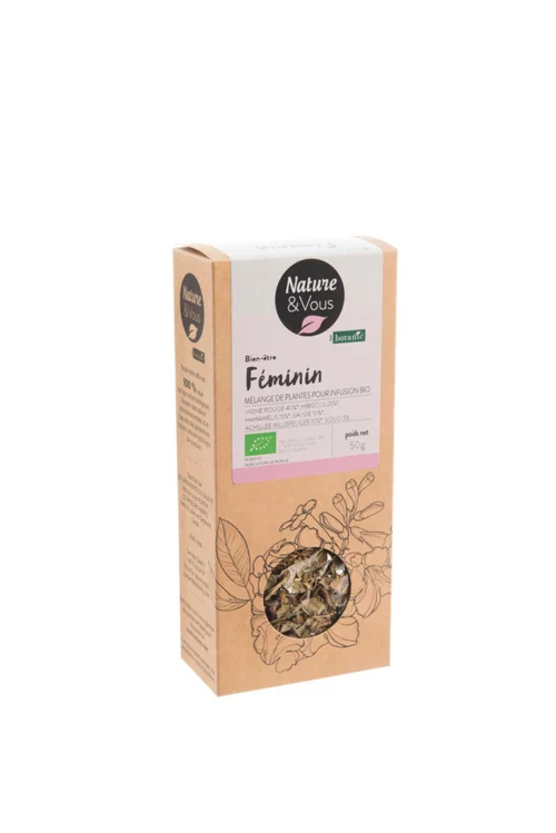 Utile pour le jardin：Infusion bio mélange bien-être féminin Nature & Vous – 50 g