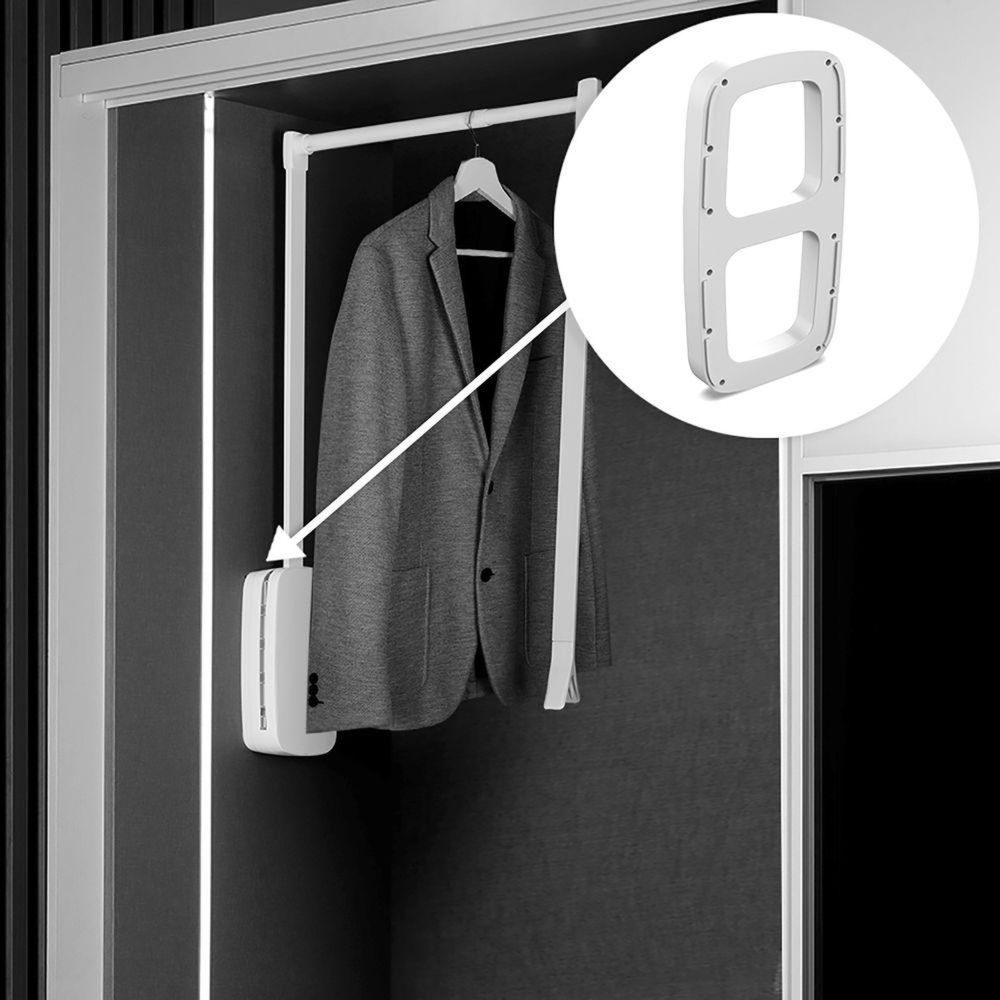 EMUCA SRL Accessoire latéral pour penderie rabattable pour armoire Sling, Peint en aluminium – Mobilier de jardin