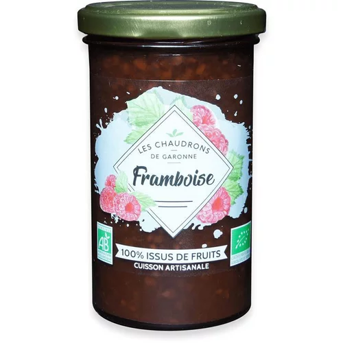 Équipement jardin：Préparation 100 % fruits bio framboises - 275 g