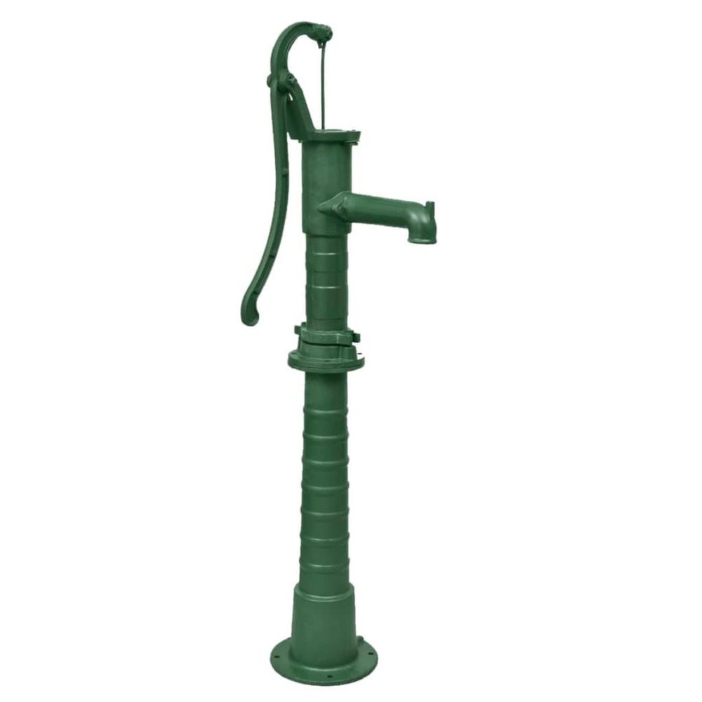 VIDAXL Pompe a eau de jardin avec support fonte