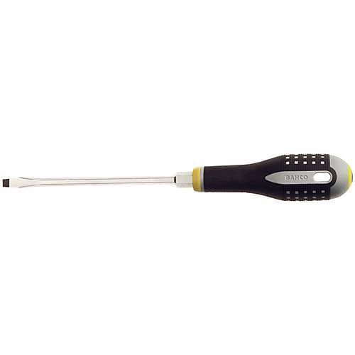 Tournevis plat ergonomique BE – 8865 8 mm, lame 175 mm, manche 165 mm