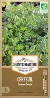 Pour tous jardins：Graines de cerfeuil commun bio Ferme de Sainte Marthe - graines à semer