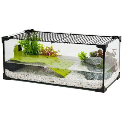 Terrarium pour tortues d'eau Karapas 60 (Noir)