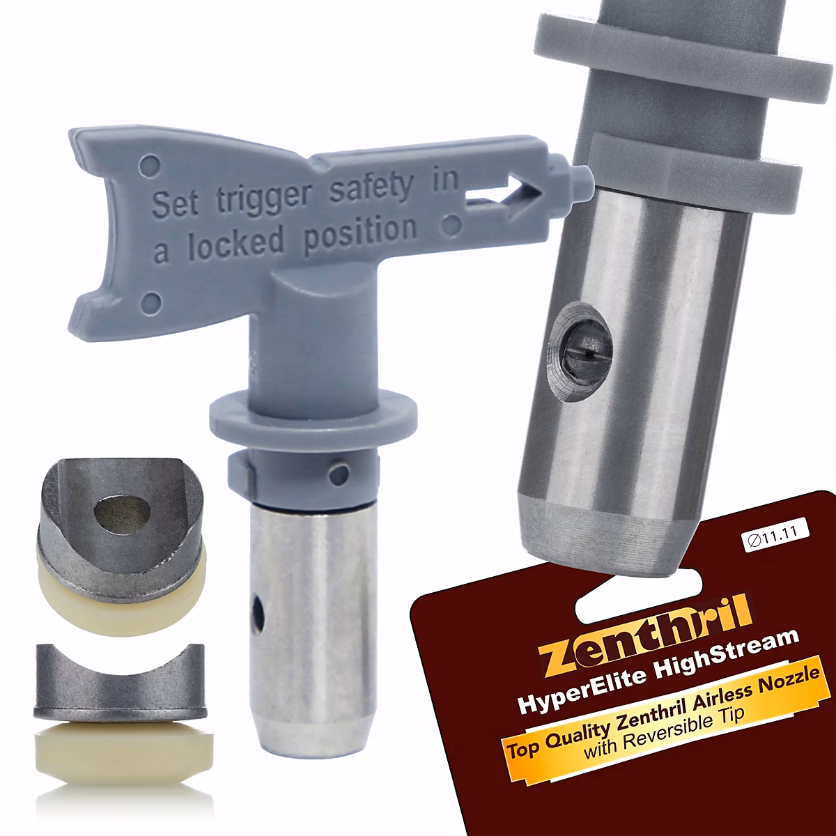 Buse de Pulvérisation Airless HyperElite HighStream 513 – Précision 0.013, Largeur 25 CM, Pression 345 Bar