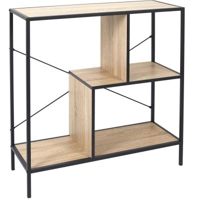 Etagère en bois et métal Edison (80 x 30 x 79.5 cm)