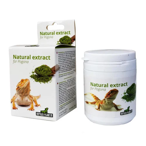 Idéal pour le jardin：Complément nutritionnel pour pogona Reptile Planet Natural Extract