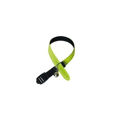 Inspiration jardin：Collier chat réfléchissant 12 mm Martin Sellier jaune - 30 cm