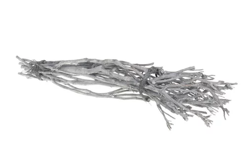 Idéal pour l’extérieur:Branchage poirier coloris blanc en bois - 250 g