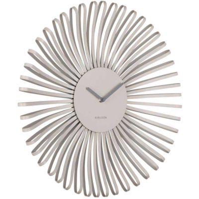 Horloge murale en métal Polo (Gris)