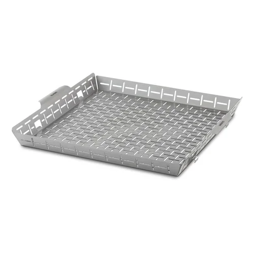 Au quotidien：Panier à légumes pour barbecue en acier inoxydable Weber grand format - 41,5 x 5,1 cm