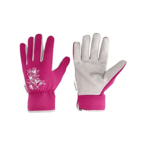 Pour compléter votre jardin：Gant Agrip coloris fuschia en maille polyester Blackfox - taille 7