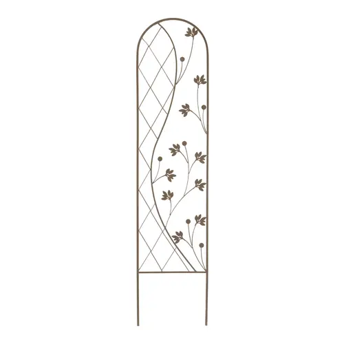 Pour mieux équiper votre jardin:Treillis yin and yang en métal coloris anthracite Nortène - 35 cm x 150 cm
