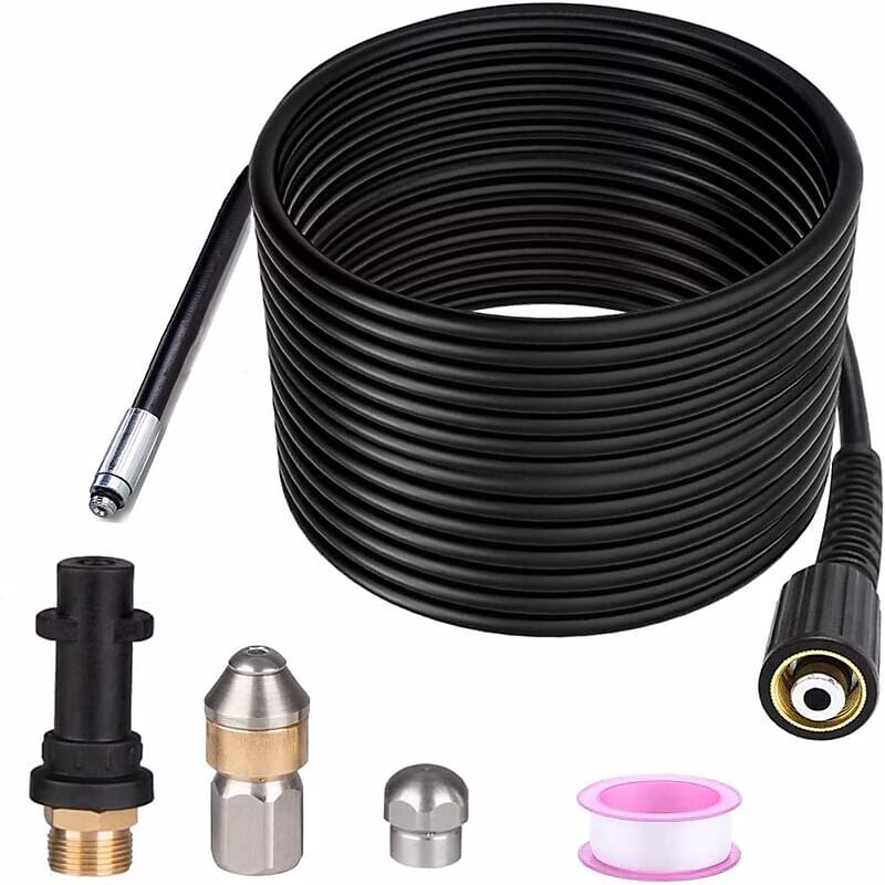 15m Déboucheur Canalisation Pour Karcher Nettoyeur Haute K2 – K7/HD/HDS 180Bar