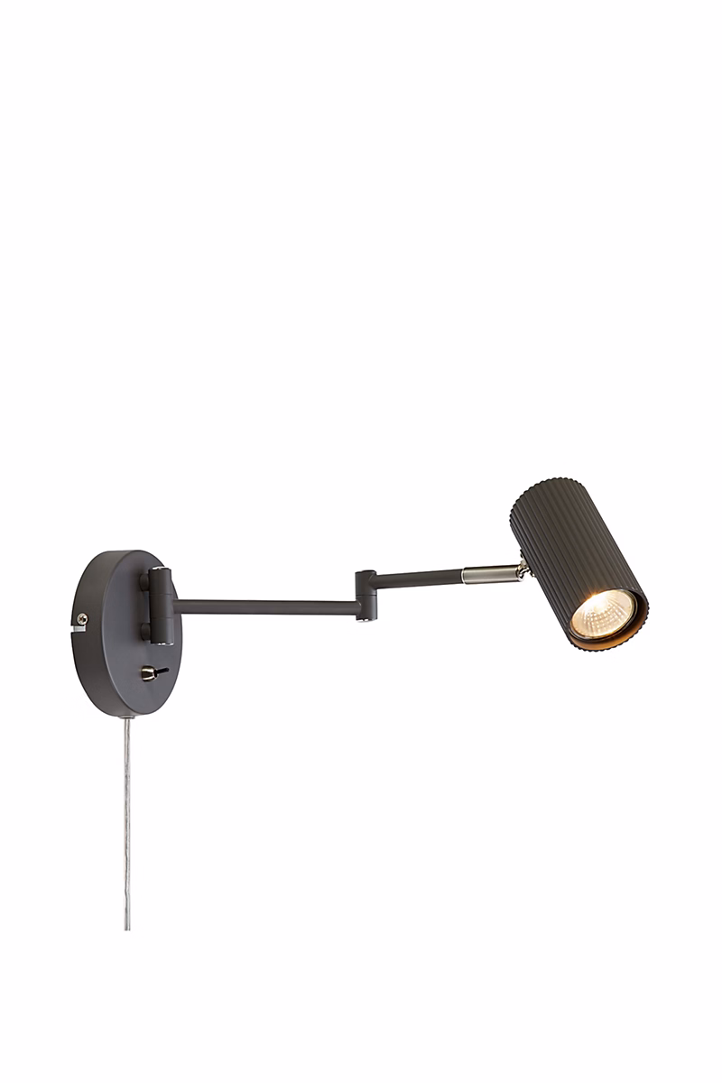 Applique murale orientable GU10 en métal gris foncé – Markslöjd, Costilla