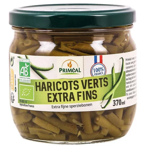 Un plus pour votre jardin：Haricots verts extra fins bio origine France - 370 ml