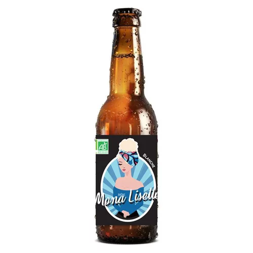 Choix pour le jardin：Bière blanche bio Mona Lisette - 33 cl
