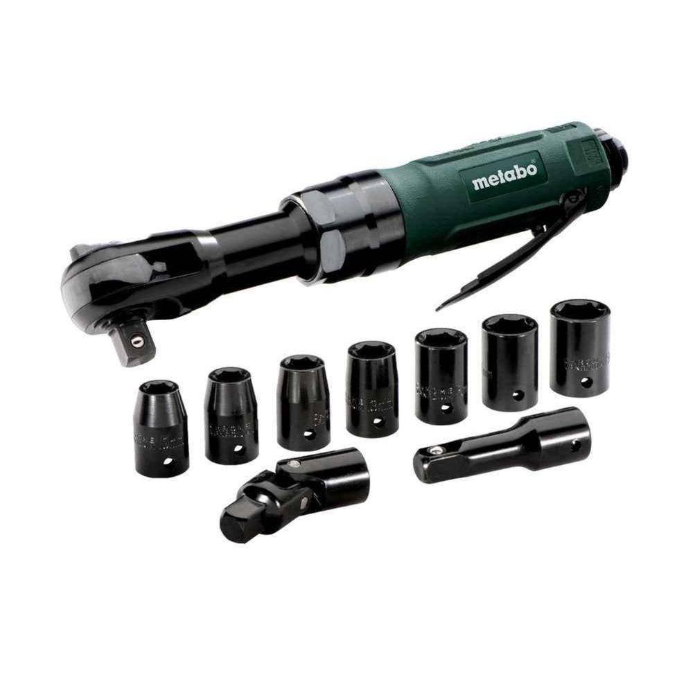 METABO SAS Tournevis à cliquet à air comprimé DRS 68 Set 1/2 - Desserrage max. 68 Nm - Rotation 175 /min