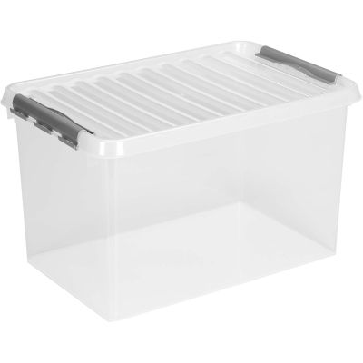 Boîte de rangement en plastique Q-line (62 litres)