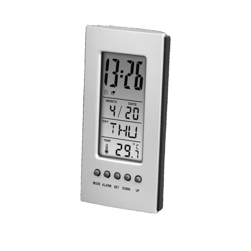 Hama Thermomètre LCD Hama affichage numérique argenté – Mobilier de jardin