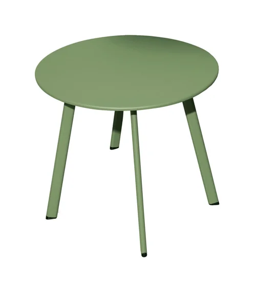 Jardin & équipement:Table basse Massaî en acier - Ø 60 x 46 cm